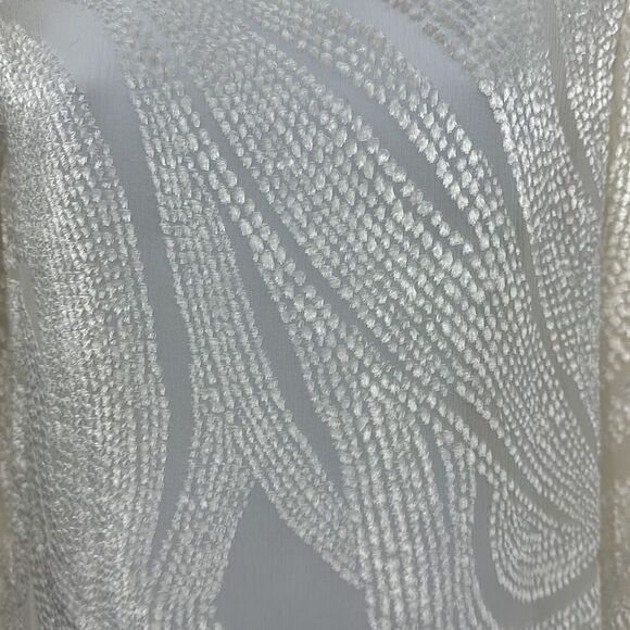 Peter Cohen 100%‎ Silk Blouse Stunning Sheer Top Sz M - Picture 2 of 6